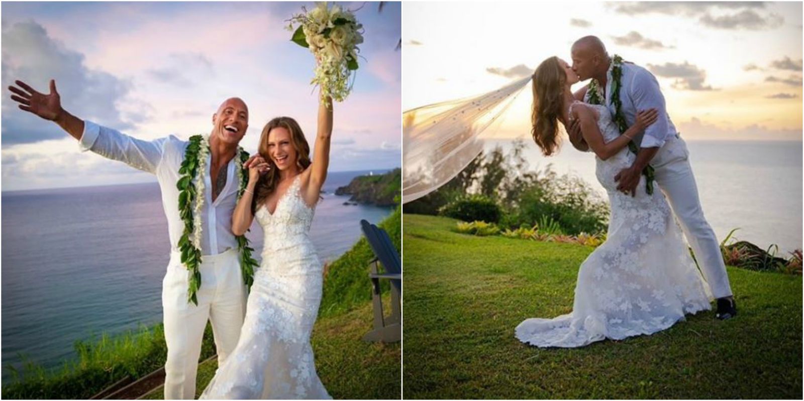 Dwayne ‘The Rock’ Johnson Gets Married To Girlfriend Lauren Hashian In Hawaii