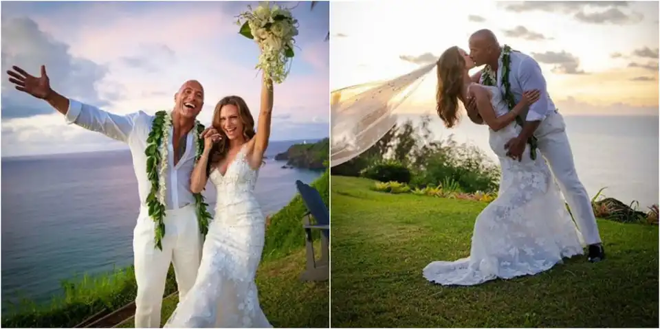 Dwayne ‘The Rock’ Johnson Gets Married To Girlfriend Lauren Hashian In Hawaii