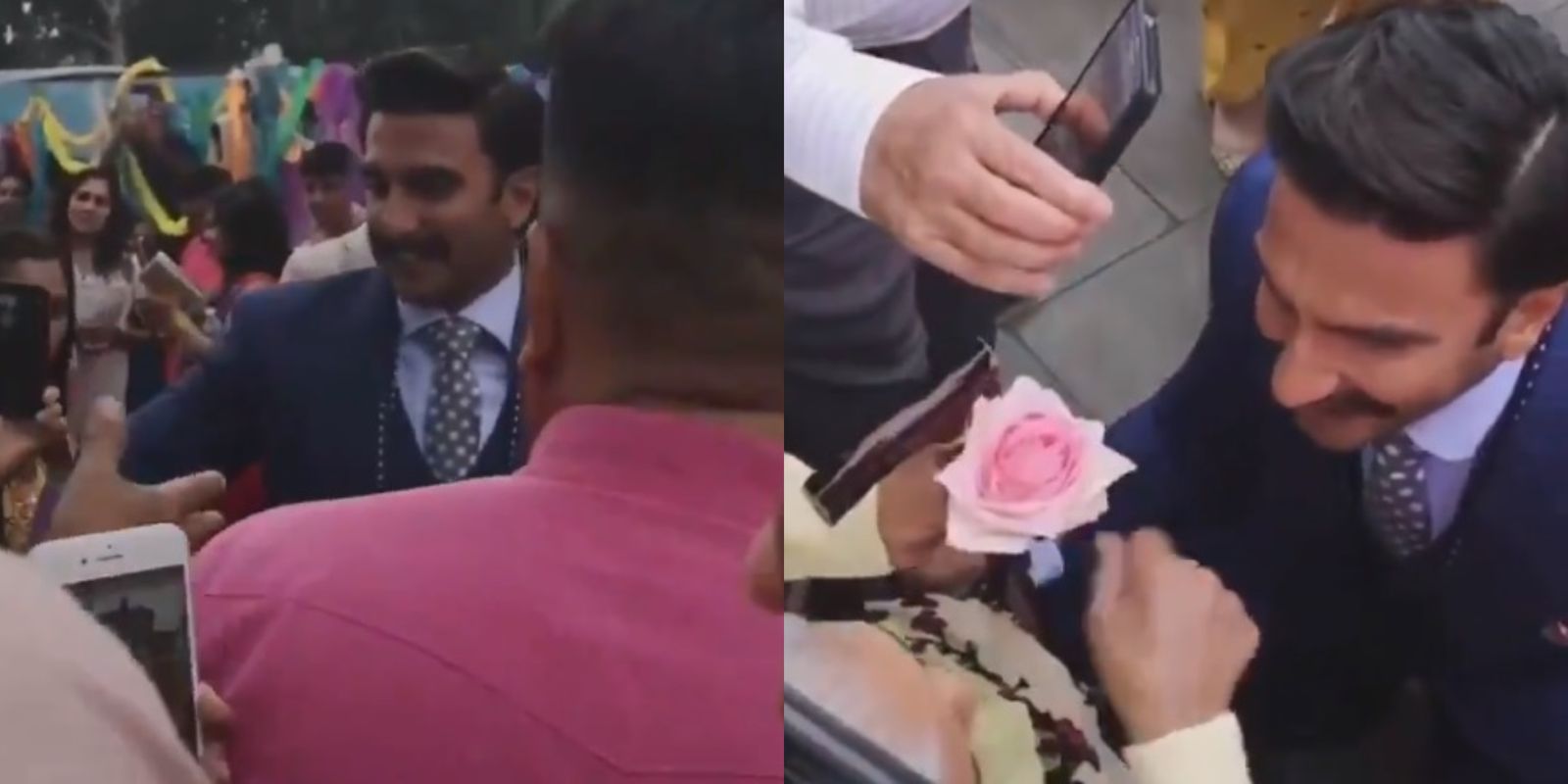 Ranveer Singh Goes Down On One Knee With Rose For Fan In A Wheelchair In London; Watch Video