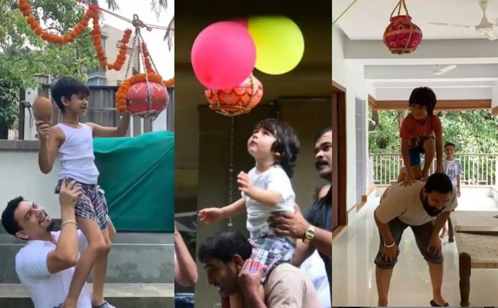 जन्माष्टमी पर तैमूर बने छोटे कान्हा तो शिल्पा के बेटे वियान ने फोड़ी दही हांड़ी, वीडियो वायरल !