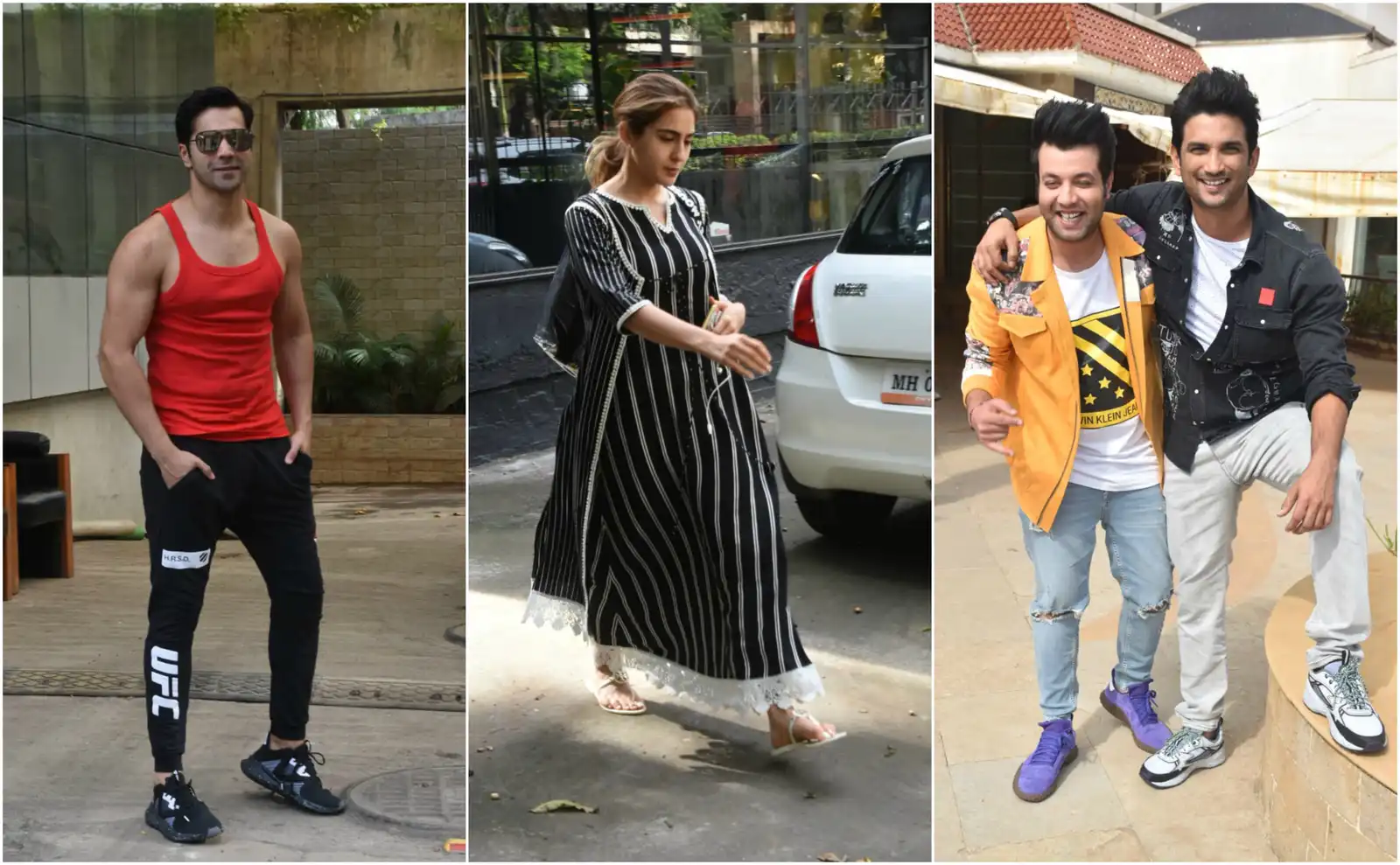 Spotted: Varun Dhawan Look Dapper In Casuals, Sushant Singh Rajput And Team Promotes Chhichhore