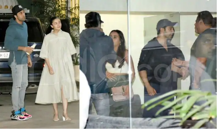 Ranbir Kapoor And Alia Bhatt Go On A Double Date With Varun Dhawan And Natasha Dalal; See Pics