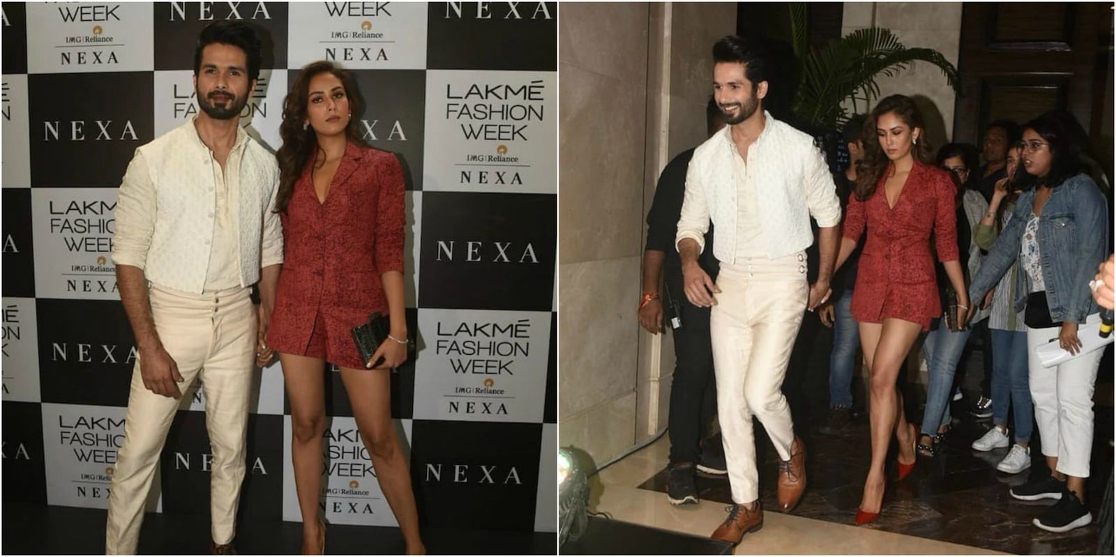 LFW 2019: Shahid Kapoor And Mira Rajput Looks Dapper As They Attend Kunal Rawal’s Fashion Show