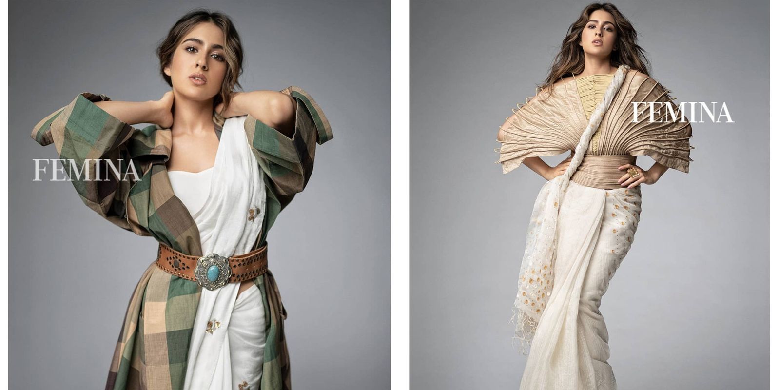 Sara Ali Khan Sizzles In Saree For The Cover Photoshoot Of A Magazine!
