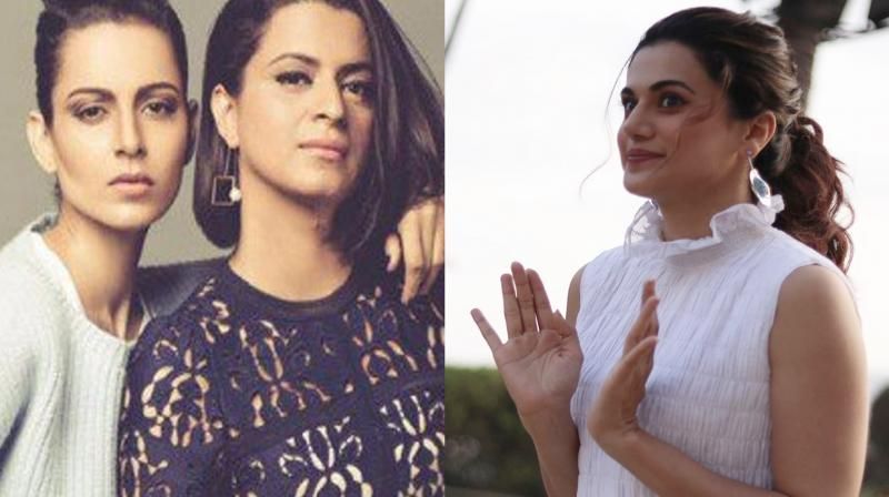 Kangana Ranaut’s Sister, Rangoli Chandel, Reacts To Taapsee Pannu’s Comments; Asks Why Should She Praise Her?