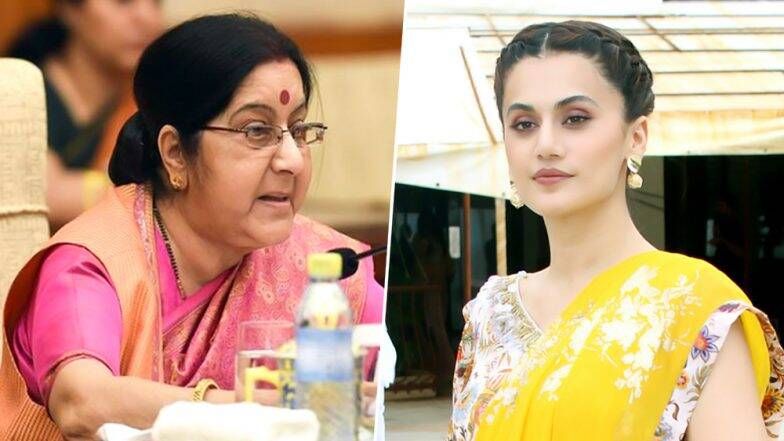 Taapsee Pannu Wants To Play Late Minister Sushma Swaraj In Her Biopic!
