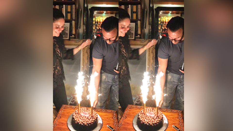 सैफ अली खान के जन्मदिन की फोटो निकली फेक, करीना के साथ नहीं काटा केक !