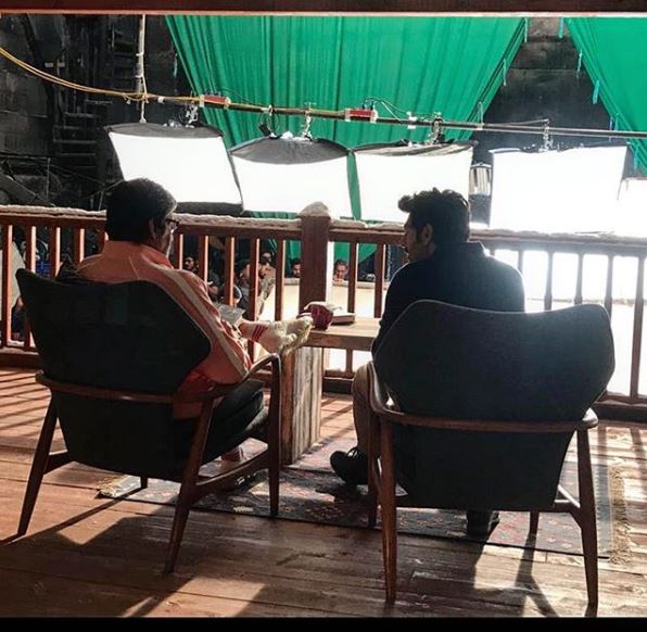 Kartik Aaryan Ticks Off Working With Amitabh Bachchan from His Bucket List; Shares A Picture From The Sets Of Their Project