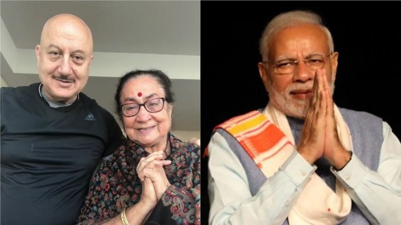 Prime Minister Narendra Modi Touched By Anupam Kher's Mother's Birthday Wishes Says 'They Give Me Immense Strength'