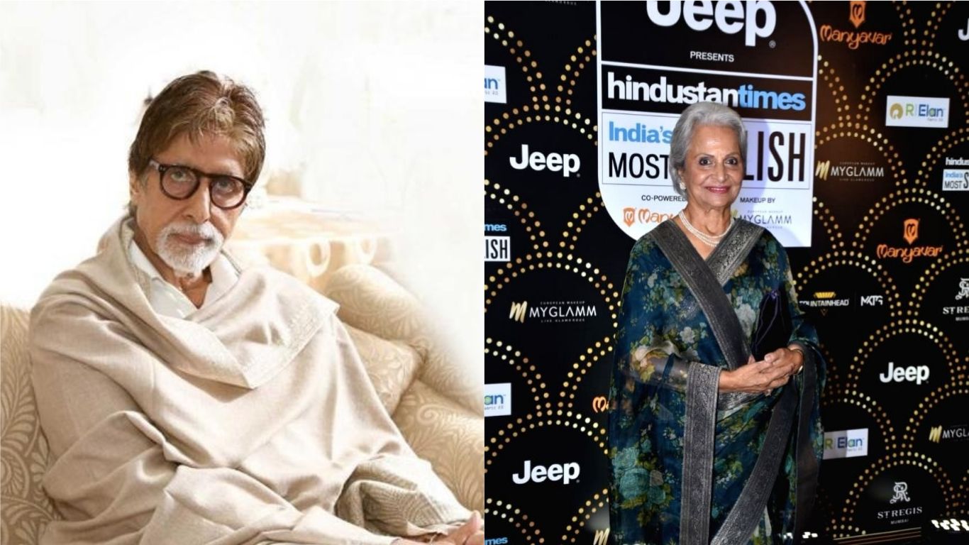 Amitabh Bachchan Once Ran Towards Waheeda Rehman With Her Shoes As She Shot In The Desert Barefoot