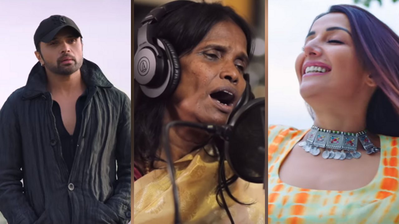 Teri Meri Kahaani Song: Viral Sensation Ranu Mondal Leaves A Mark With Her Debut As A Singer In Himmesh's Film!
