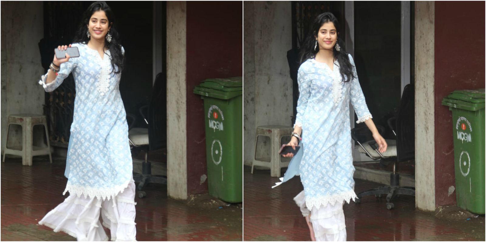 Janhvi Kapoor's Soothing Ethnic Ensemble Is The Breath Of Fresh Air You Need In Your Wardrobe