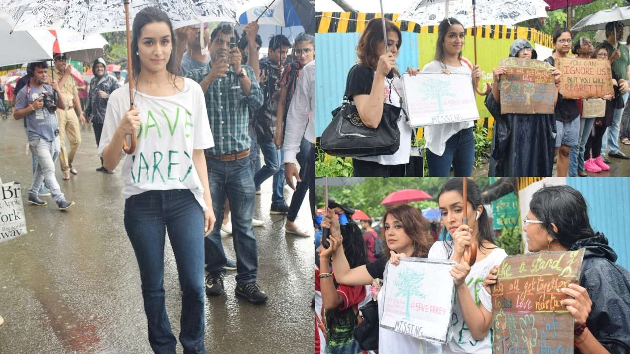 Aarey Deforestation: Shraddha Kapoor Takes To The Street To Protest, Other Celebs Voice Their Concern!