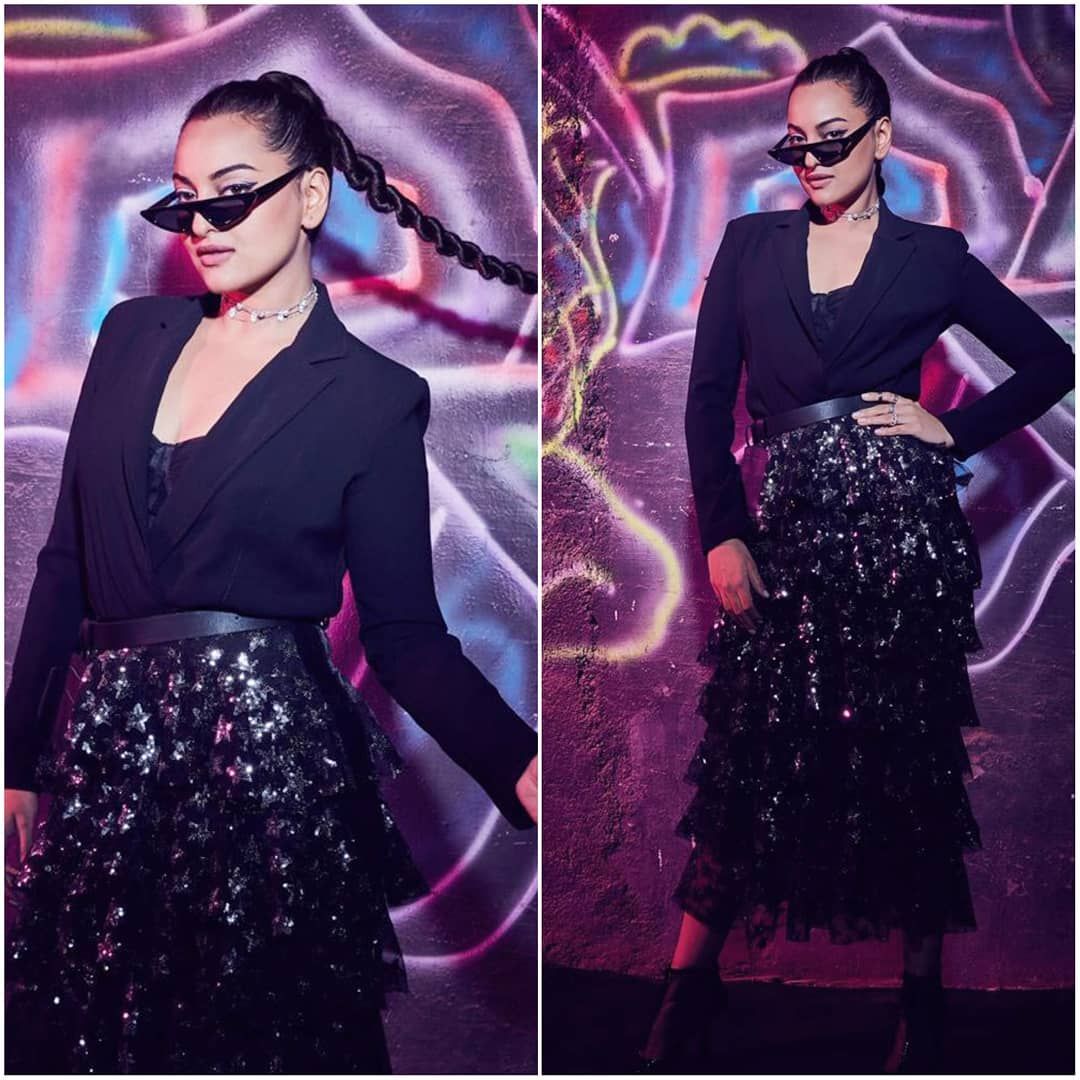 Sonakshi Sinha’s All Black Glam Outfit Is What We Want For Our Next Ladies Night Out