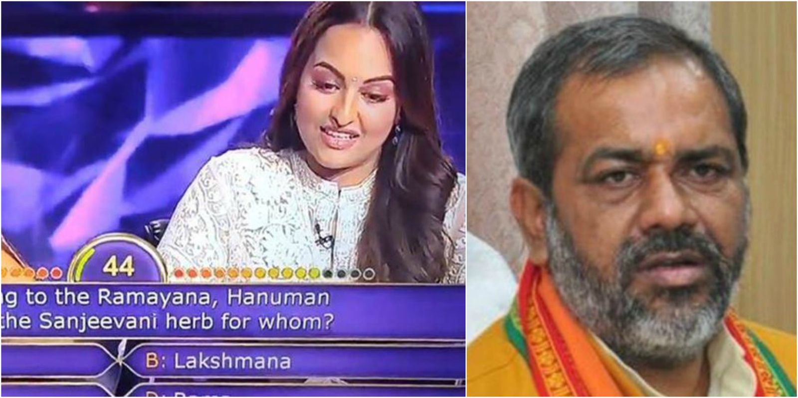 UP Minister Calls Sonakshi Sinha A ‘Dhan Pashu’ For Not Knowing The Answer To A Question Related To Ramayana On KBC