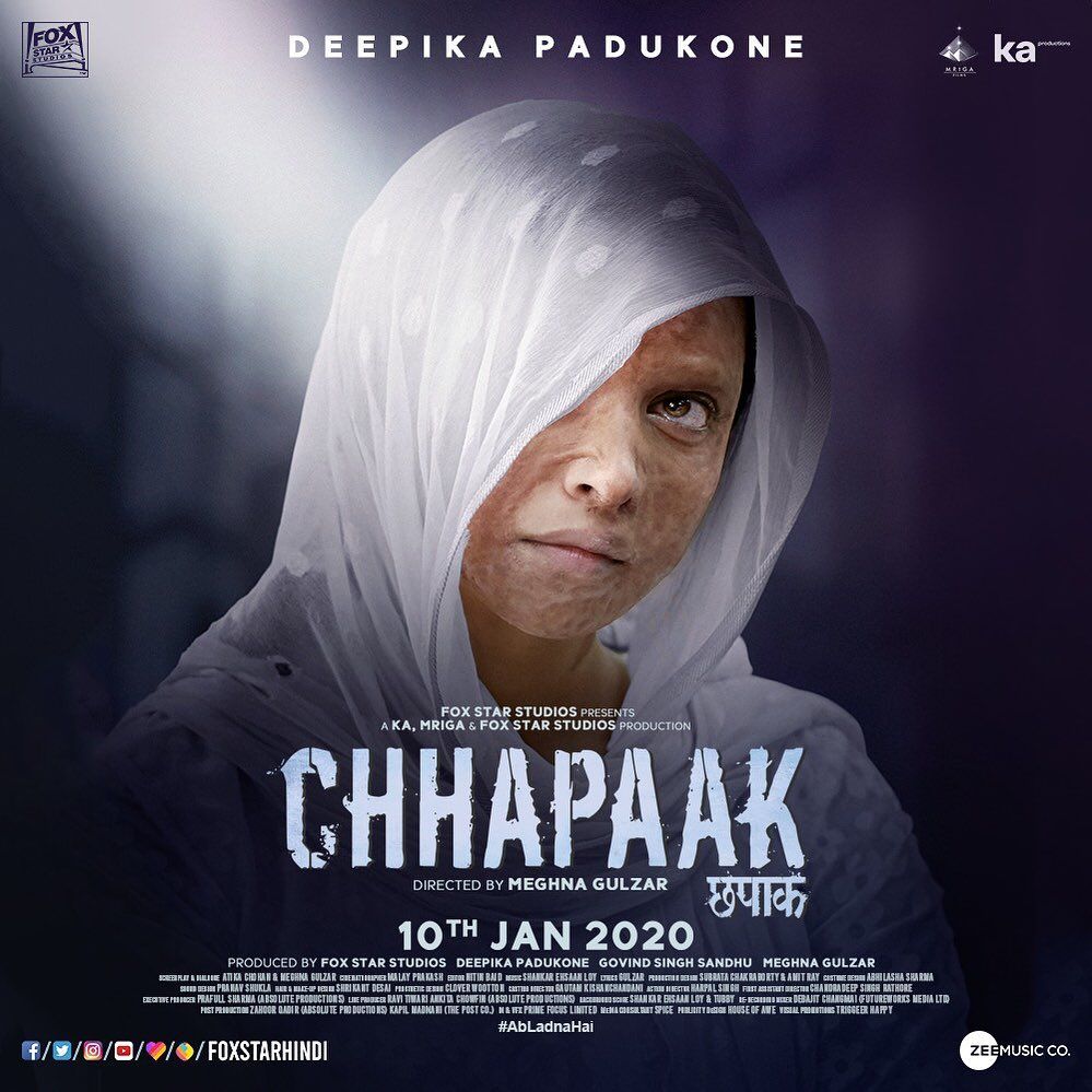 Chhapaak: Deepika Padukone's Film Made Tax Free In Madhya Pradesh Even Before Release