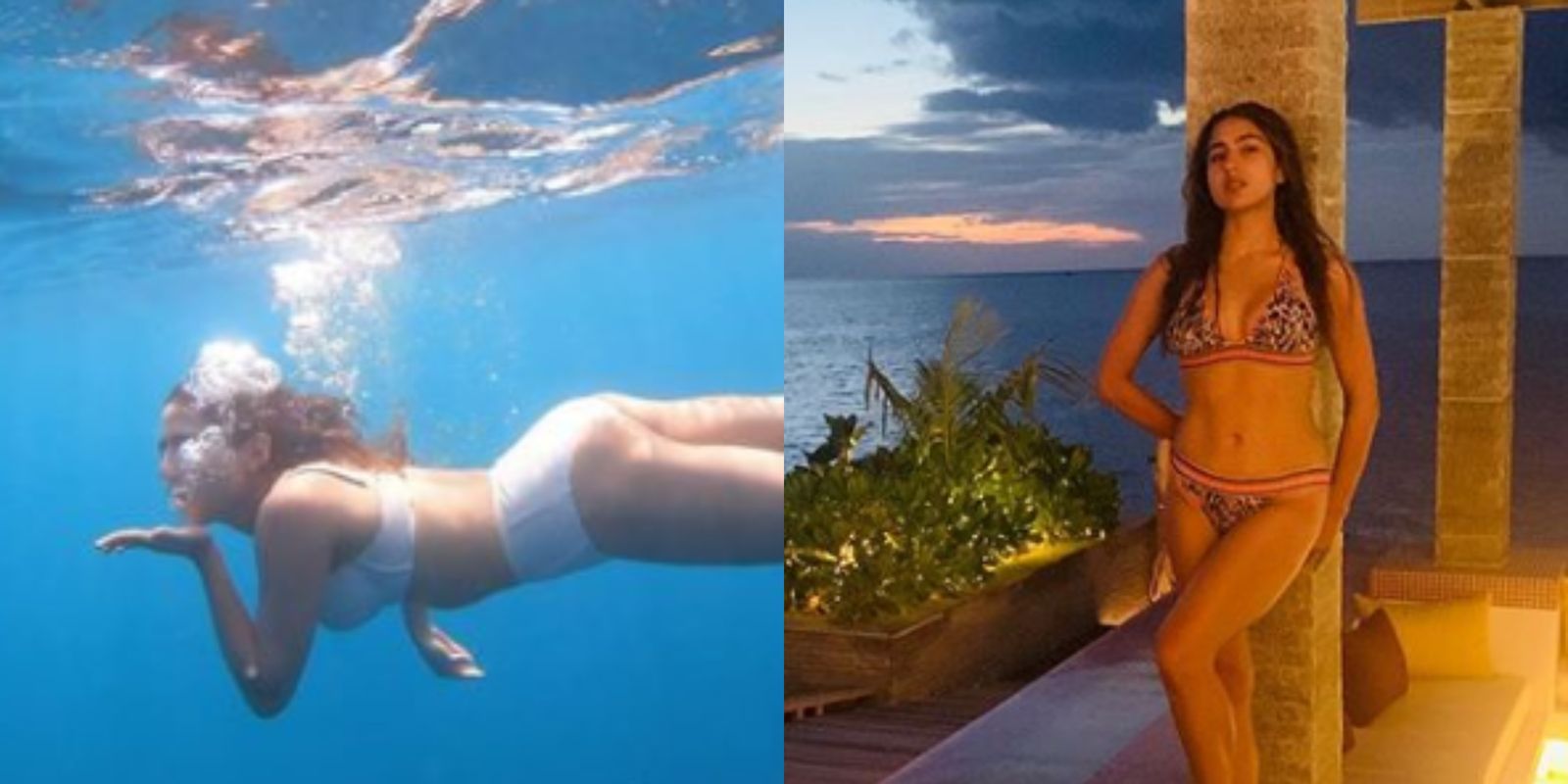 Watch: Sara Ali Khan Channelizes Inner Mermaid In Her Latest Post From Maldives Vacay