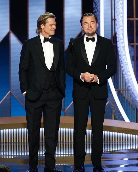Golden Globes 2020: Brad Pitt Thanks Partner In Crime Leonardo DiCaprio In Winning Speech Says 'Wouldn't Be Here Without You'