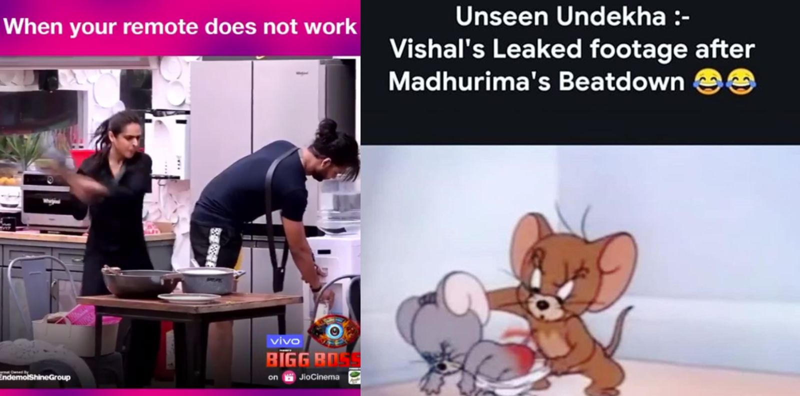 Bigg Boss 13: Madhurima Tuli Hitting Vishal Aditya Singh With A Pan Has Resulted In Hilarious Memes!