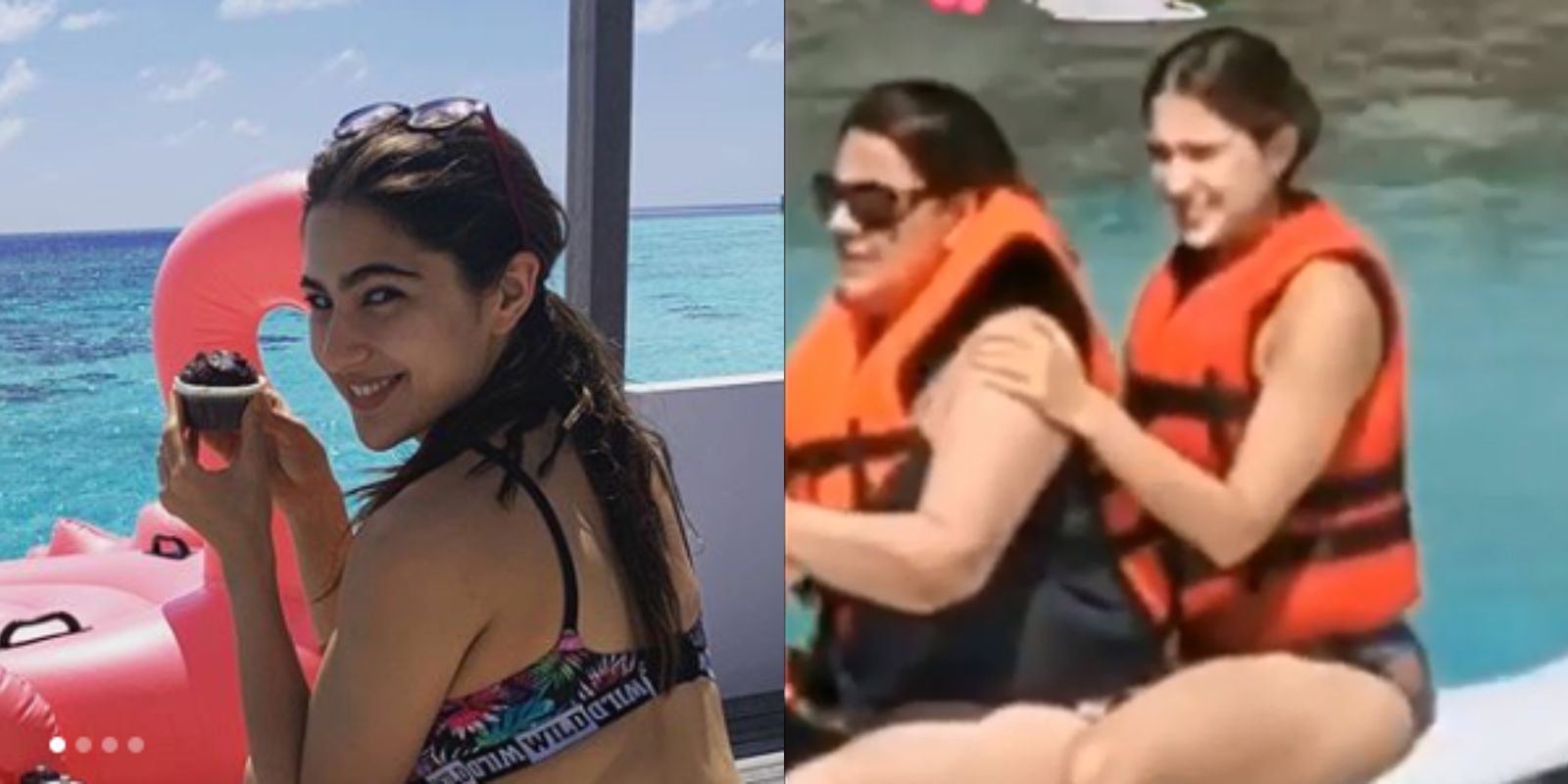 सारा अली खान अपनी मम्मी के साथ मालदीव में ले रही हैं जेट स्की राइड के मज़े, शेयर किया ये वीडियो!