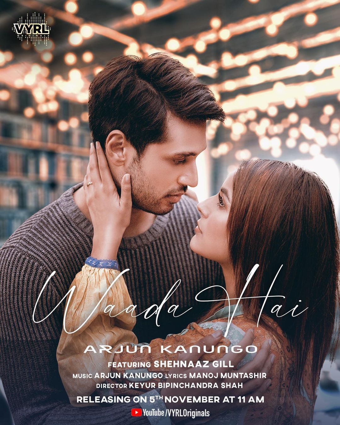Shehnaaz Gill And Arjun Kanungo Look Made For Each Other In The Poster Of Their Music Video Waada Hai
