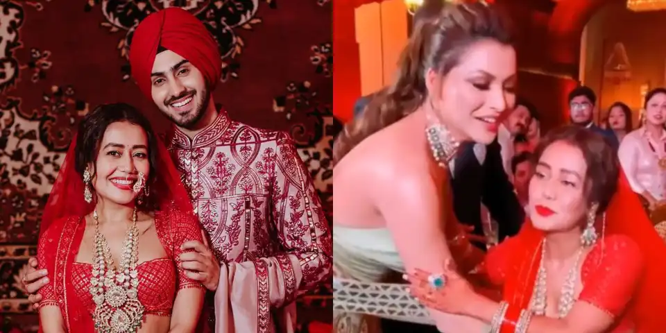 Neha Kakkar-Rohanpreet Singh Share Wedding Pictures; Urvashi Rautela And Tony Perform At Their Reception