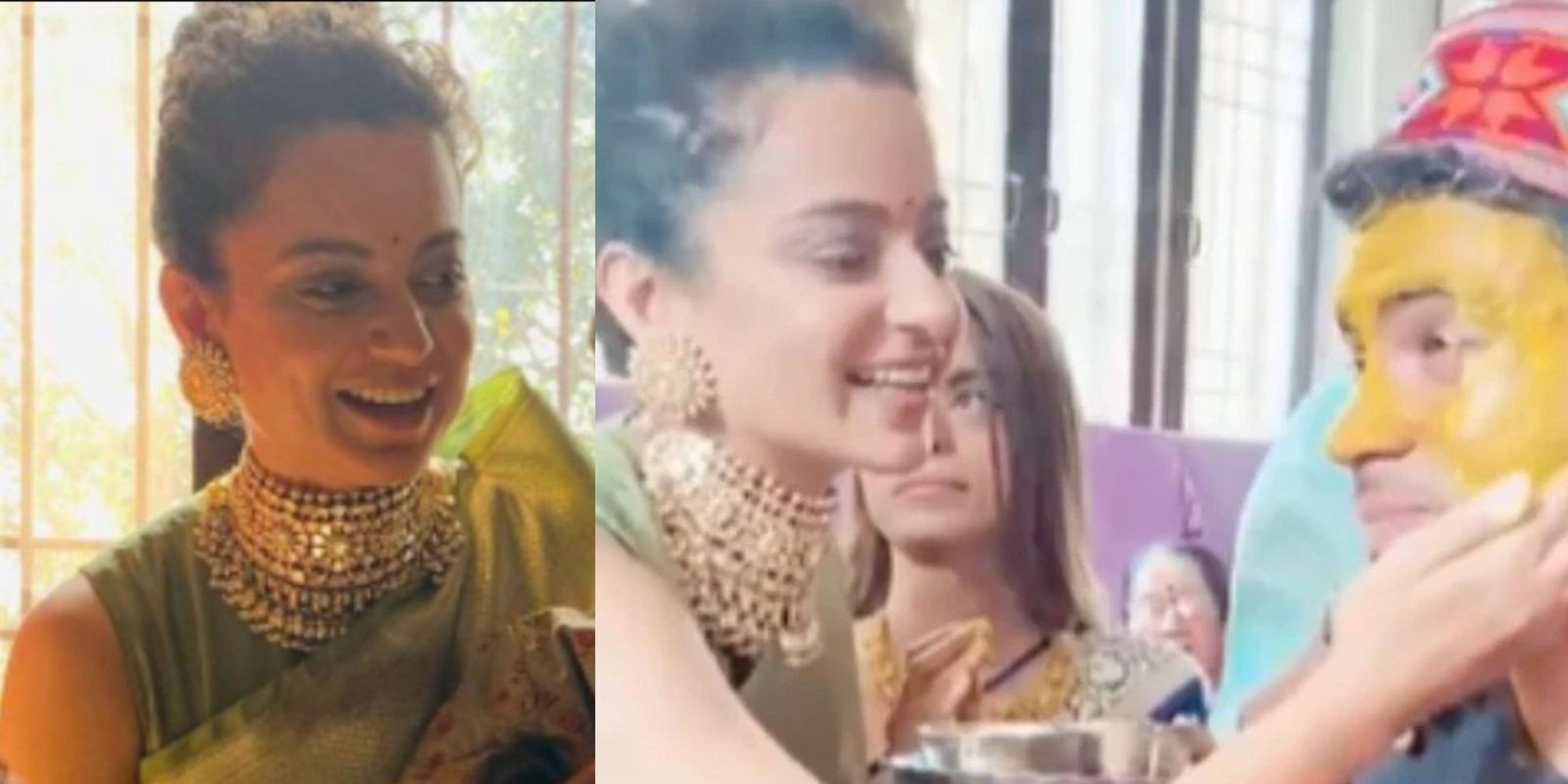 Kangana Ranaut Shares Sneak Peeks From Her Brother Akshat’s Pre-Wedding Celebrations