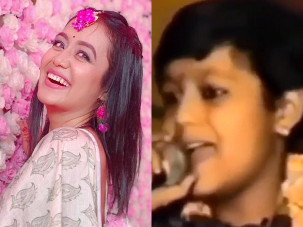 Here's A Viral Video Of Young Neha Kakkar Singing At A Jagrata, Something You Don't Want To Miss 