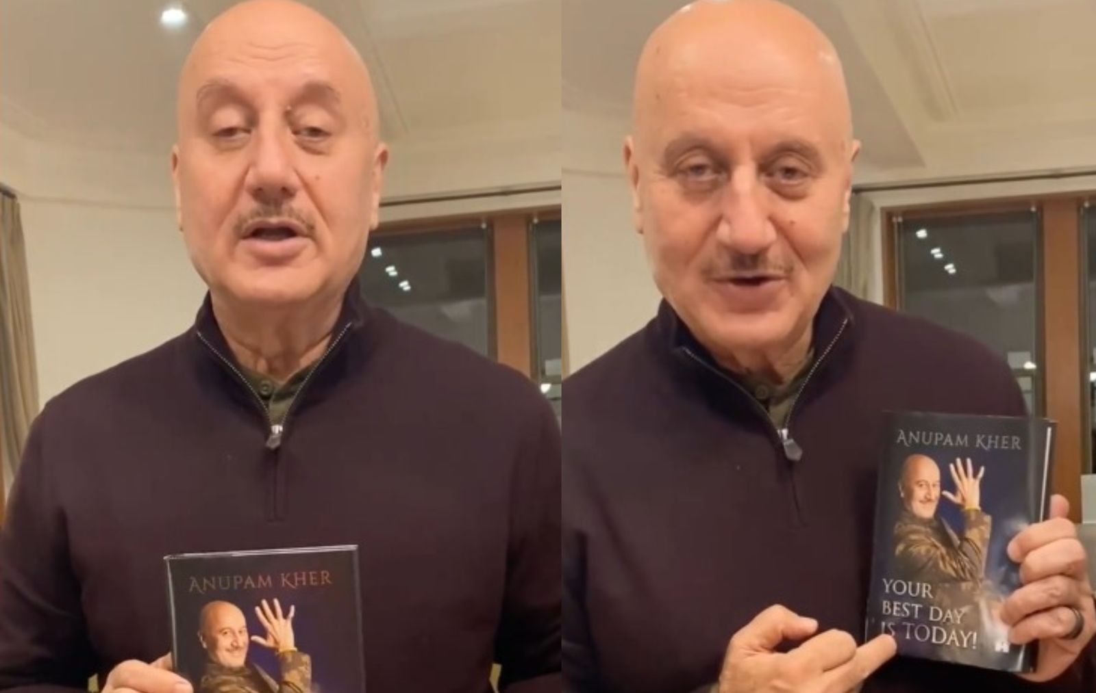 Anupam Kher Introduces His Third Book Titled ‘Your Best Day Is Today’; Calls It His Third Baby As An Author