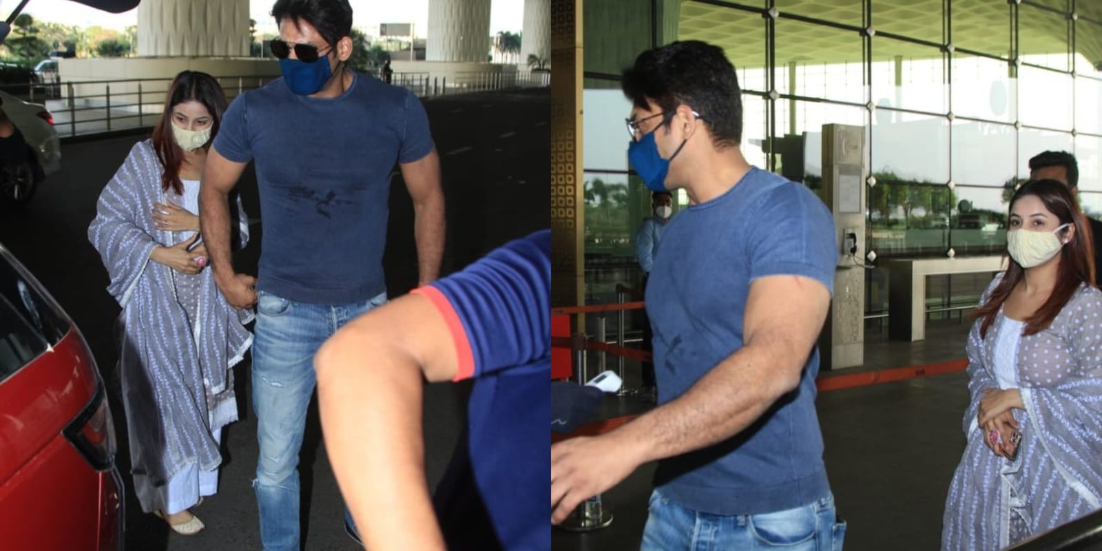 Sidharth Shukla And Shehnaaz Gill Get Papped Together For The First Time, Dropped Off At The Airport By Actor's Family