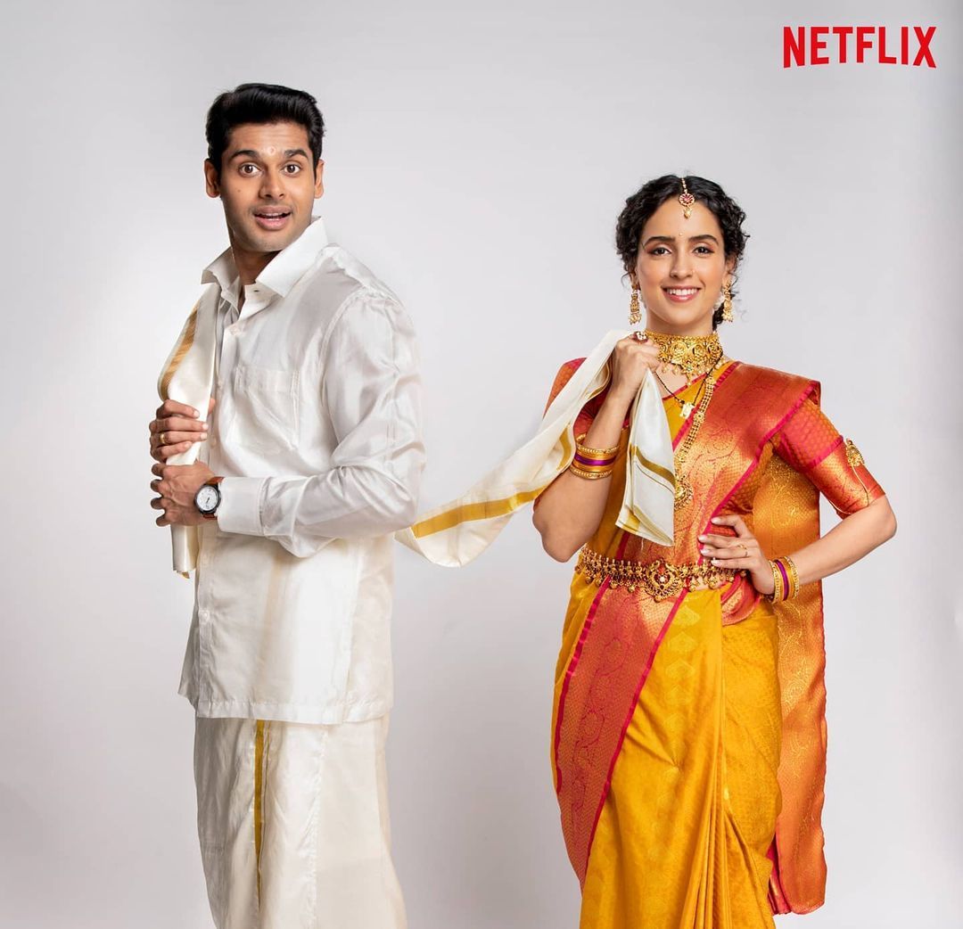 Meenakshi Sundareshwar: Sanya Malhotra, Abhimanyu Dassani's Rom Com's First Look Revealed, Film To Release On Netflix