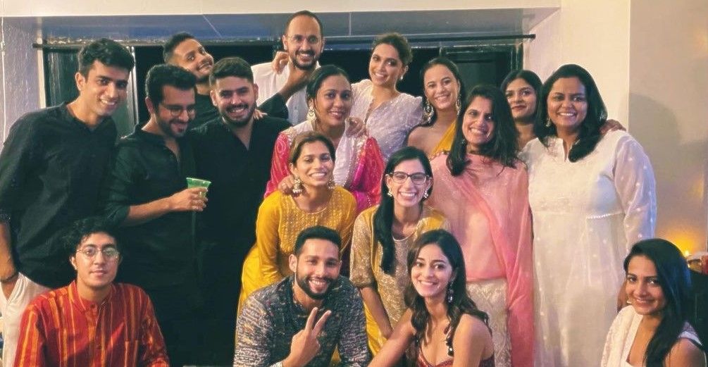 Siddhant Chaturvedi Shares A Cute Picture With Deepika Padukone And Ananya Panday From His Diwali Bash