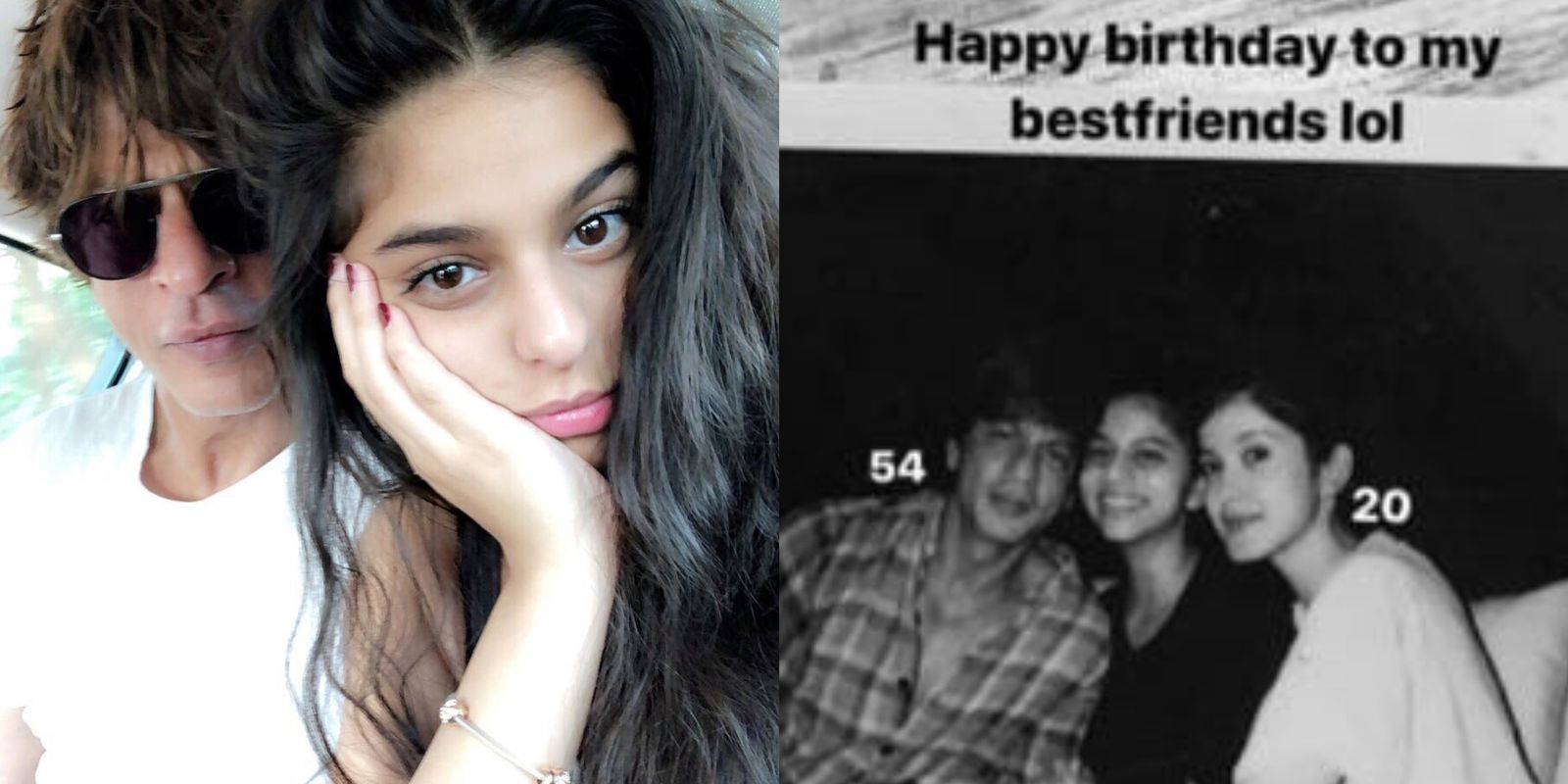 Suhana Khan Shares A Special Birthday Post For Her Best Friends Shah Rukh Khan And Shanaya Kapoor