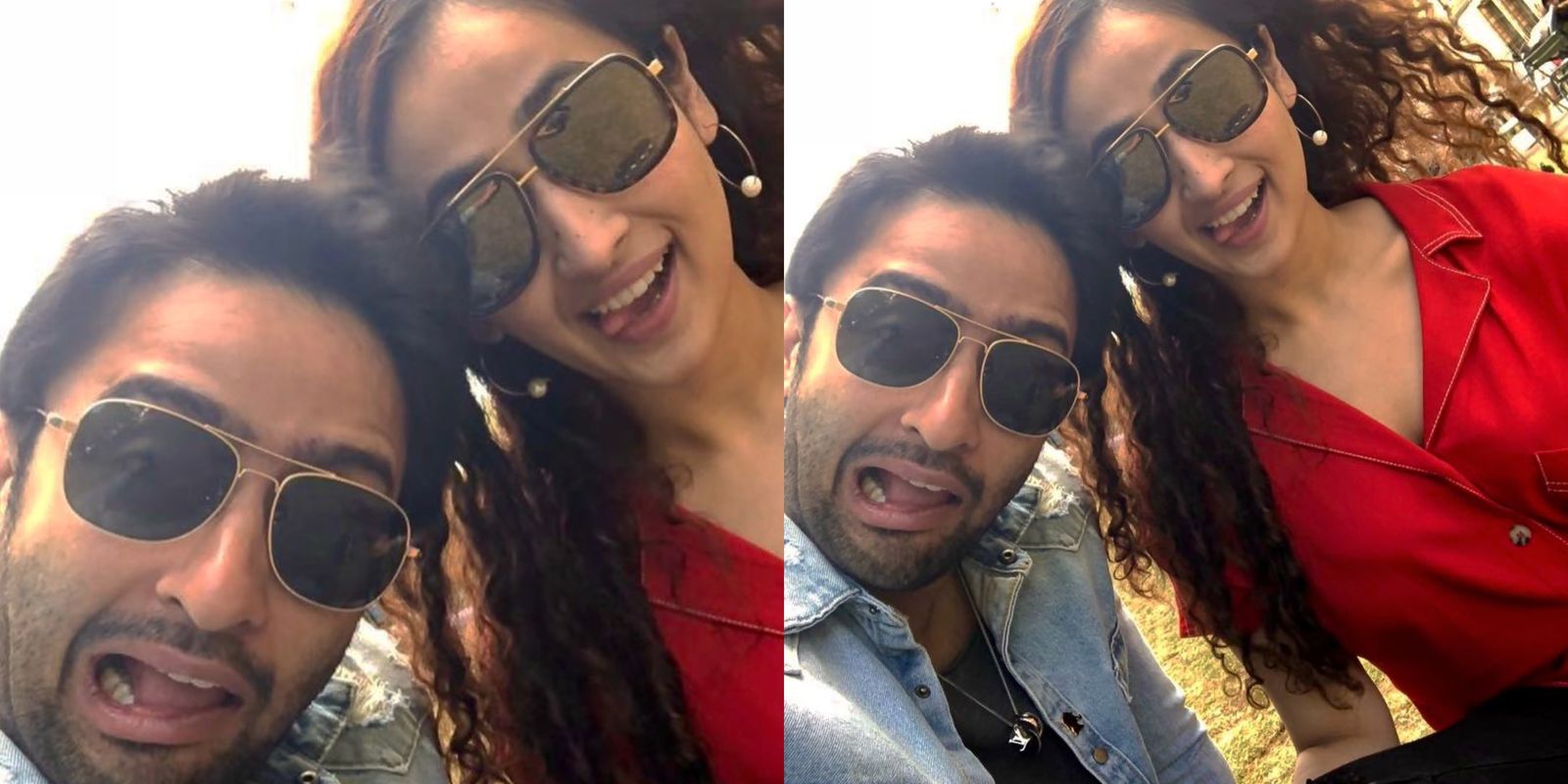 Tired Of Their Morphed Photos Shaheer Sheikh Makes His Relationship With Ruchika Kapoor Official With A Goofy Picture