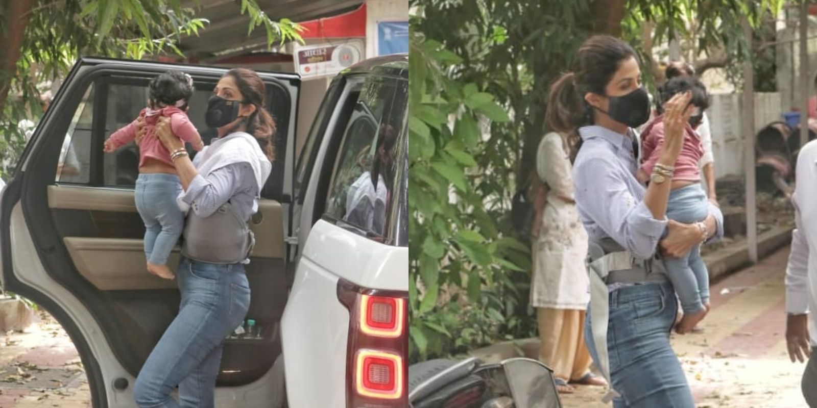 Shilpa Shetty's Daughter Samisha's Adorable Face Will Make Your Day, As The Actress Gets Clicked In Town With Her Baby Girl