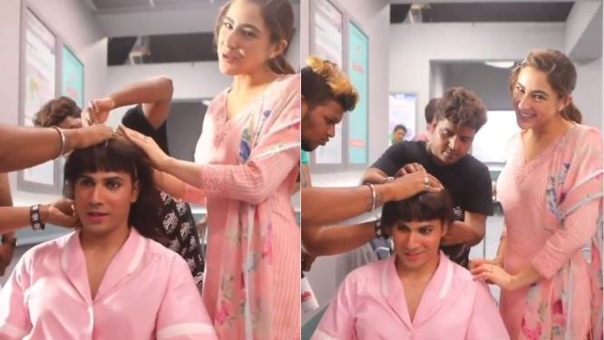 Sara Ali Khan Introduces Fans To 'Varuna Dhawan', The 'Hottest Nurse Ever' In This Hilarious BTS Video From Coolie No. 1