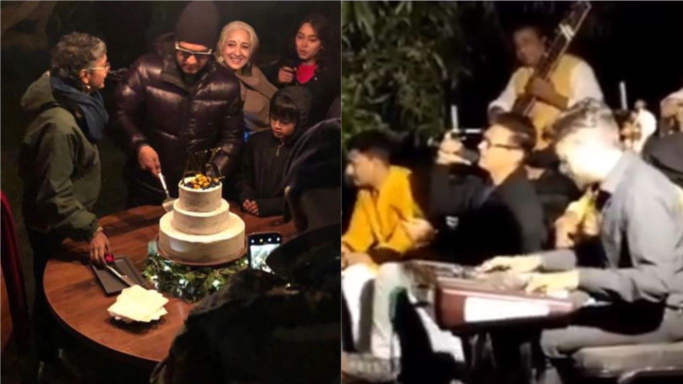 Aamir Khan & Kiran Rao Enjoy An Intimate 15th Anniversary Celebration; Star Sings With An Orchestra, Cuts Cake With Wife
