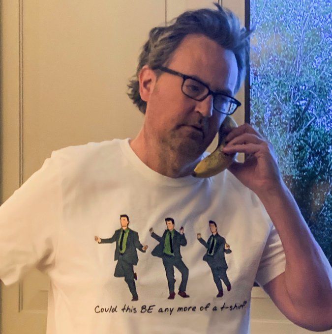 F.R.I.E.N.D.S Actor Matthew Perry Unveils 'Chandler Bing' Apparel Collection For COVID Charity