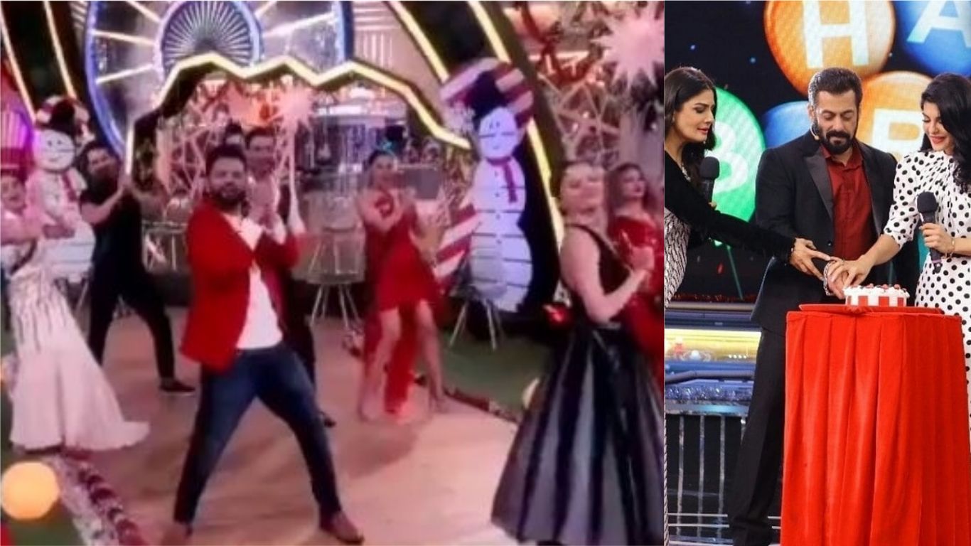 Bigg Boss 14: Contestants Surprise Salman With A Performance On His Birthday; Star Cuts A Cake With Jacqueline & Raveena