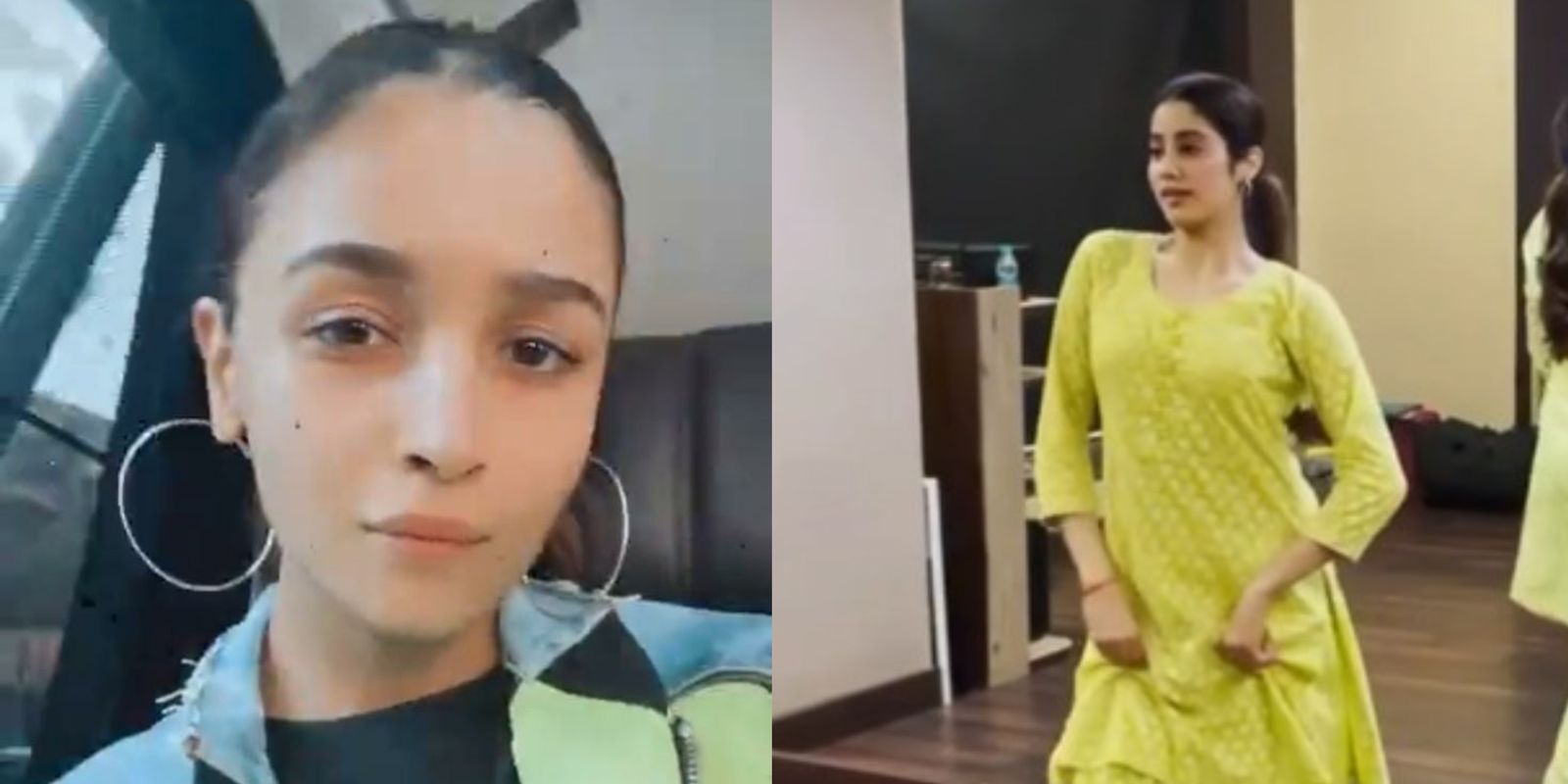 Alia Jets Off To Hyderabad For SS Rajamouli’s RRR; Janhvi Shares A Beautiful Clip From Dance Practice