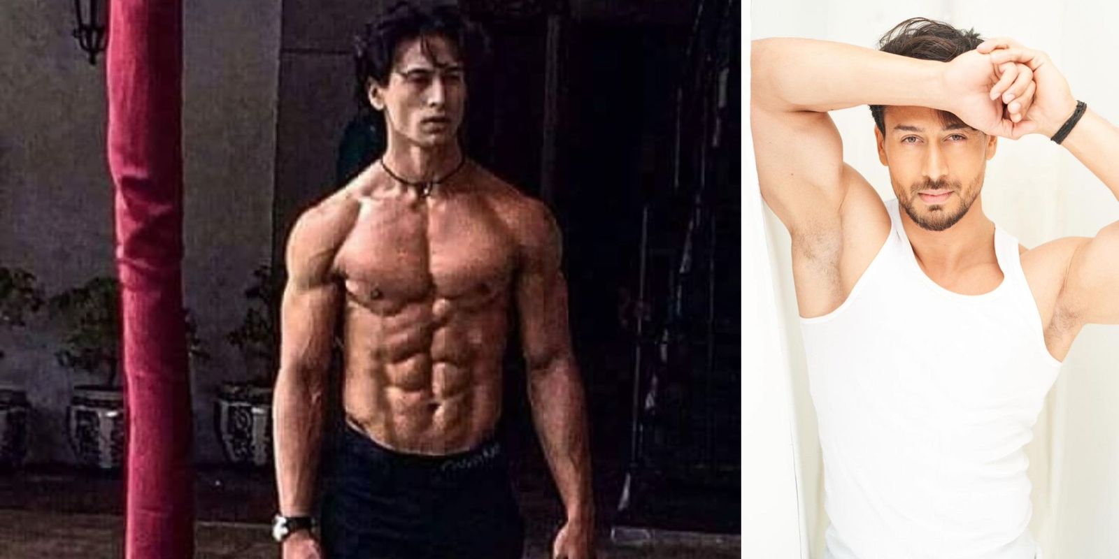 Tiger Shroff Treats Fans To A Throwback Picture Featuring His Washboard Abs; The Caption Will Leave You In Splits