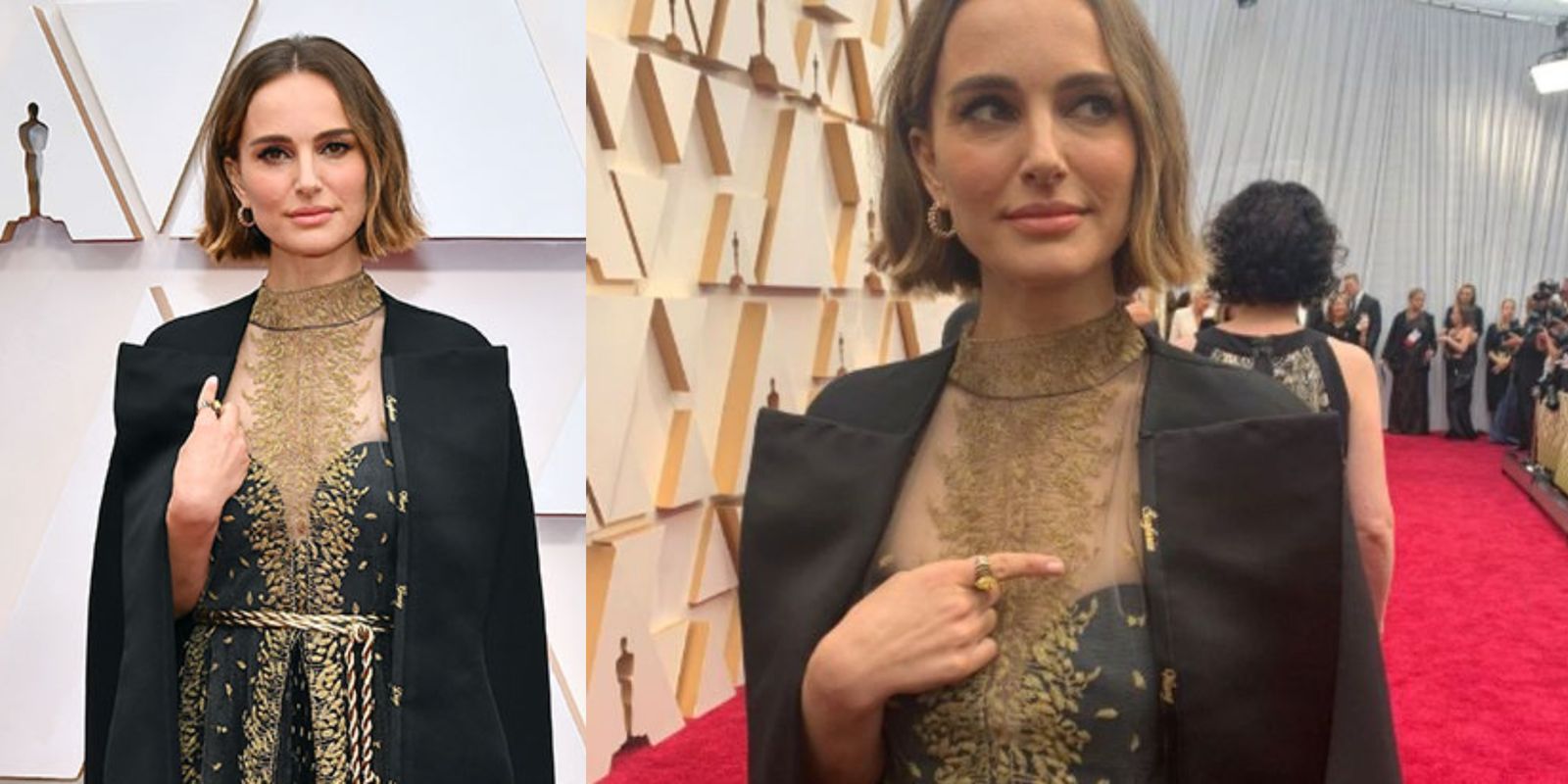 Oscars 2020: Natalie Portman Pays Tribute To Female Directors Who Were Snubbed, Embroiders Names On Her Cape ; Watch
