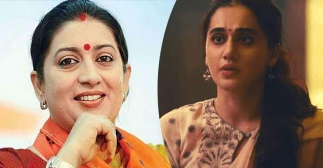 Thappad: Taapsee Pannu 'Is Extremely Pleased'  That Smriti Irani Liked The Trailer