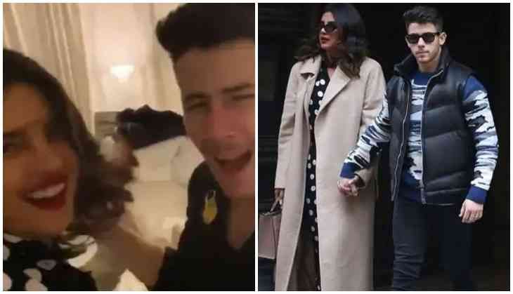  Nick Jonas Proves To Be Bollywood’s Perfect Damaad, Dances To ‘Ankh Marey’ With Priyanka Chopra On Valentine’s Day