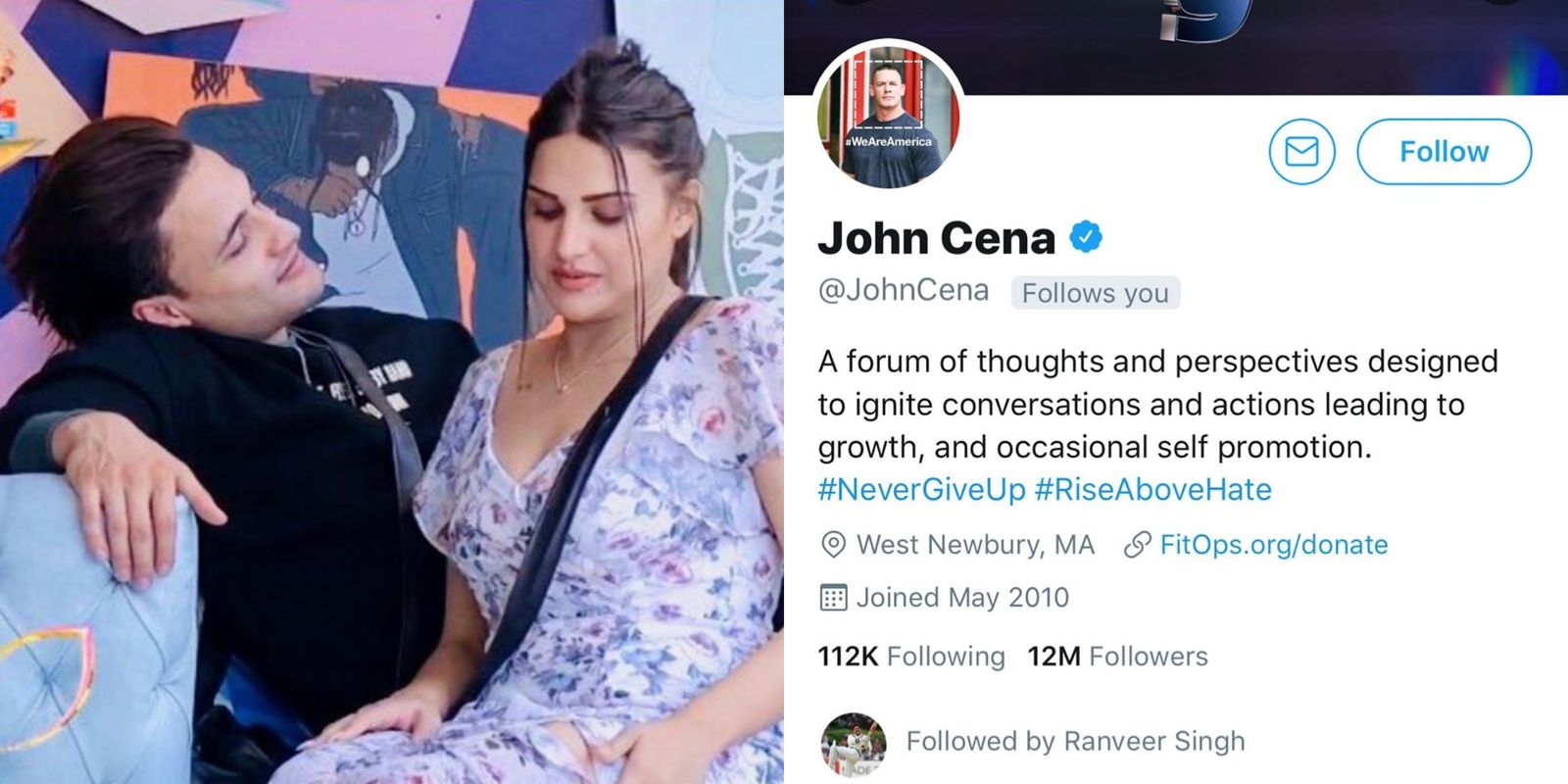 Bigg Boss 13: After Rooting For Asim Riaz, John Cena Follows Himanshi Khurrana On Twitter Along With Paris Hilton