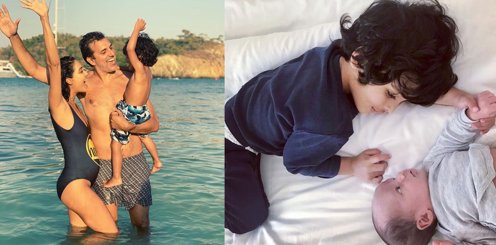 Lisa Haydon Becomes Mommy For The Second Time, Shares Picture Of The Newborn With Son Zack!