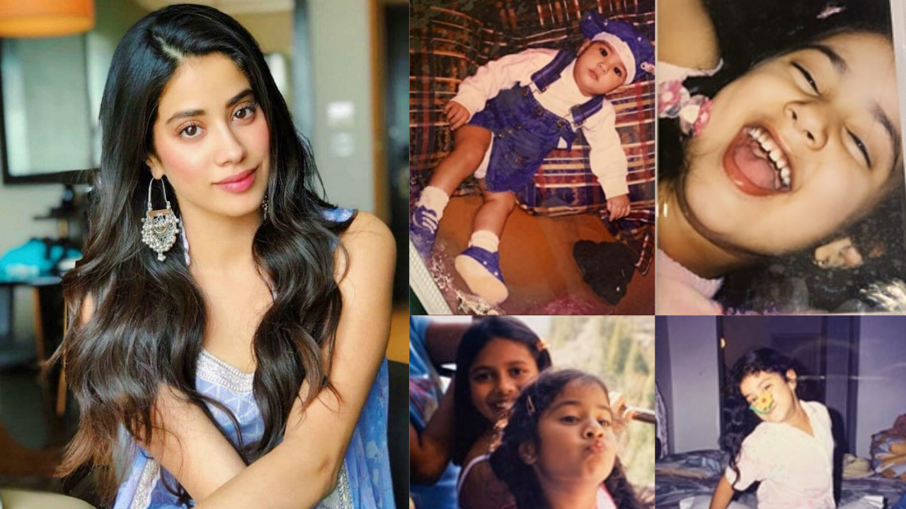 Janhvi Kapoor Shares Adorable Childhood Pictures Along With Unseen Snaps Of Sridevi And Boney Kapoor