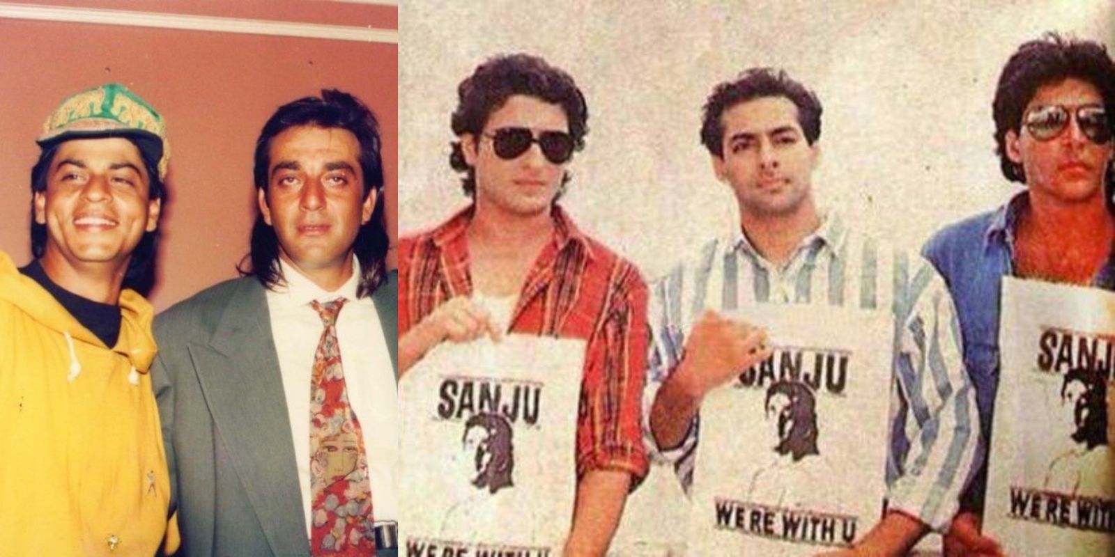 जब संजय दत्त के नाम का पोस्टर लिए सड़कों पर उतर आये थे शाहरुख़, सलमान और अक्षय कुमार 