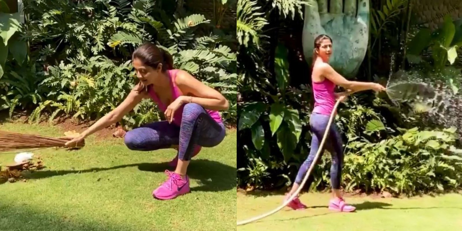 Shilpa Shetty Shares Video Of The ‘Best Workout’, And It’s Garden And ‘Ghar Ki Safaai’