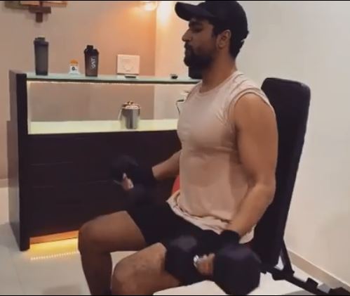 Coronavirus Effect: Vicky Kaushal Turns His Dad's Bar Into A Gym, Works Out During Self-Quarantine